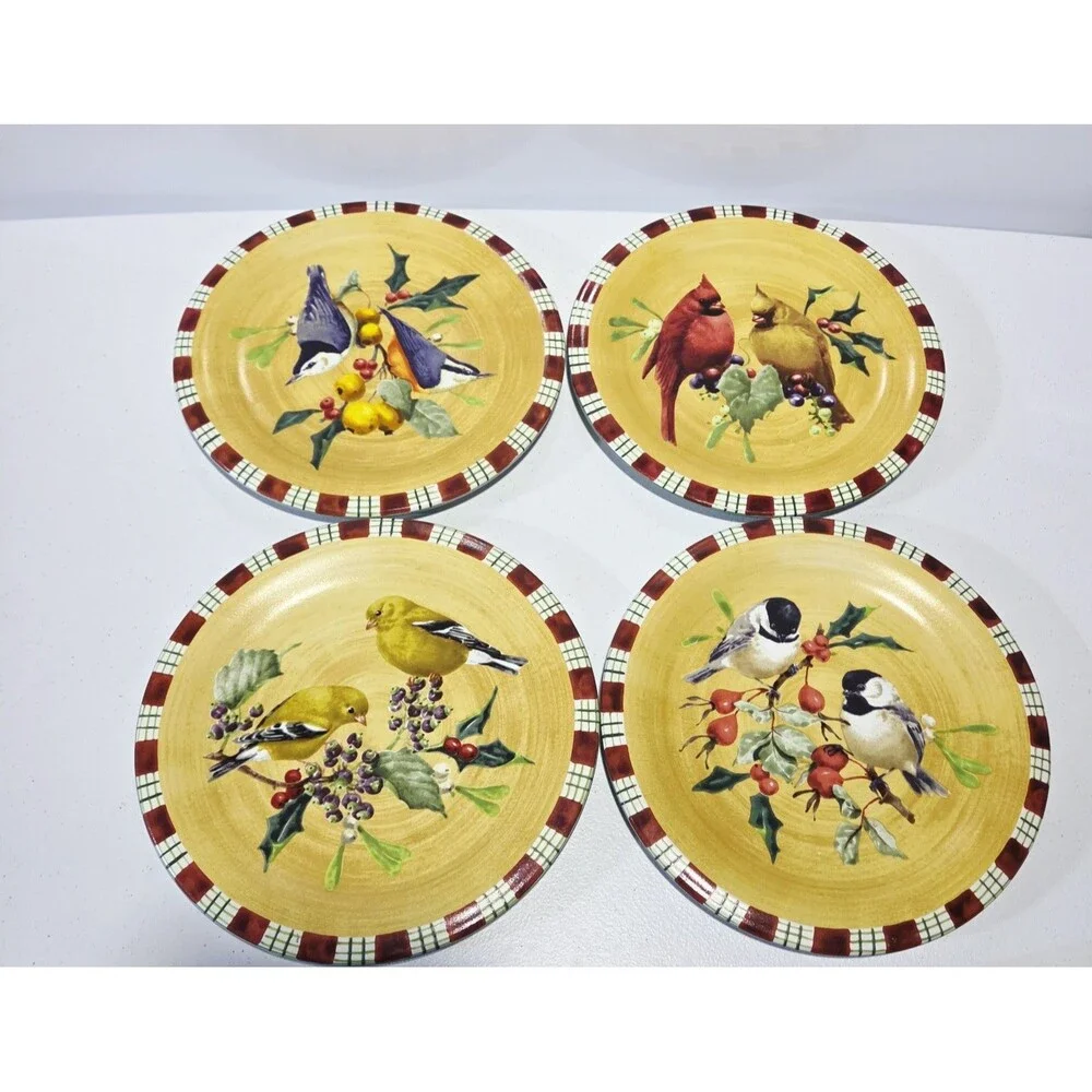 Lenox  Winter Greetings Salad Plates 8.5